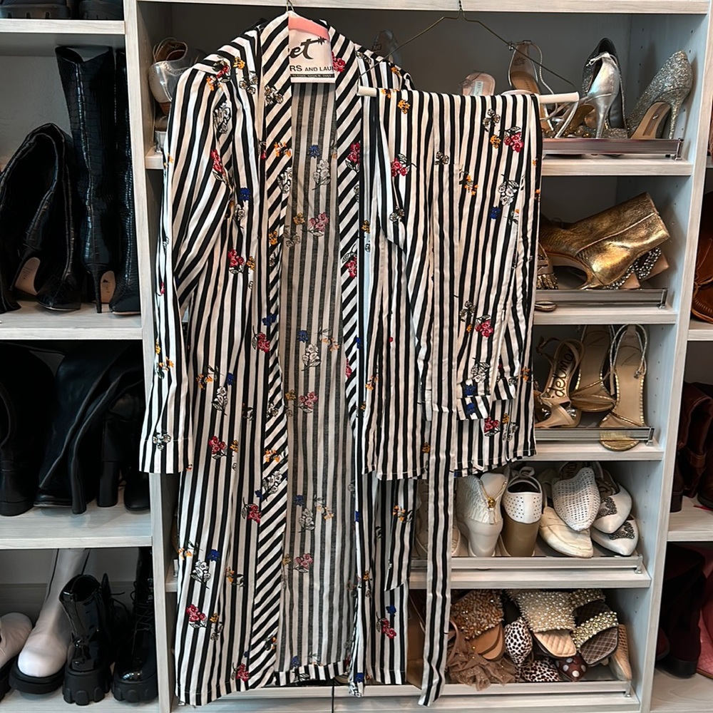 Lovers + Friends Matching striped suit set